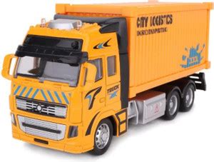 WiseWalker Kids Die Cast Push & Pull ALong Container Truck Toy Boy ...