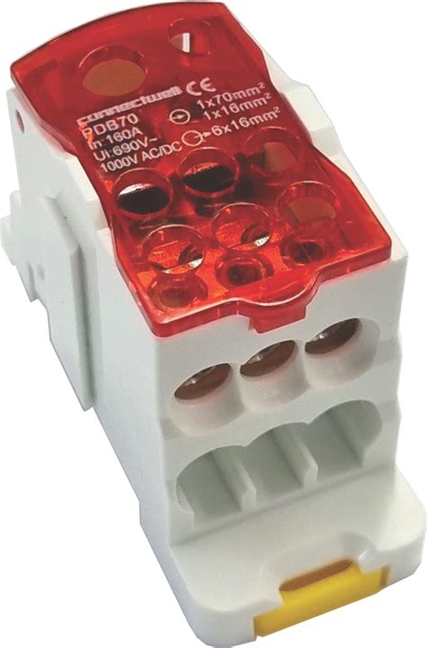 PDB70 : 70 sq.mm Compact Distribution Blocks.
