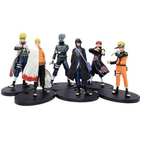 Buy AUGEN Naruto 6 Set B Action Figure Limited Edition for Car ...