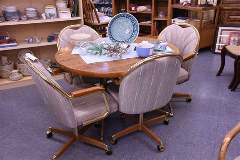 Kitchen Table Chairs With Rollers at Roger Marino blog