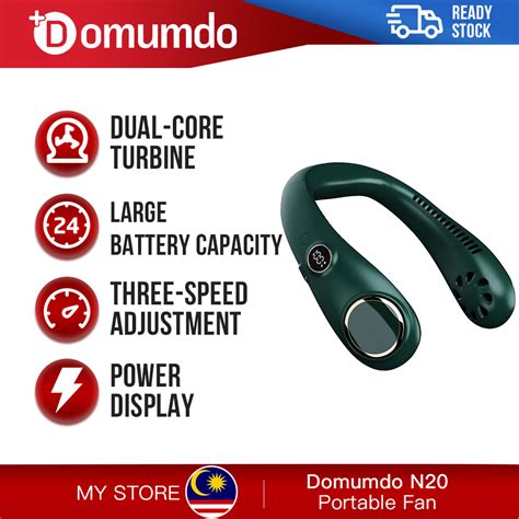 Portable Neck Fan, Hands Free Bladeless Battery Operated Wearable ...