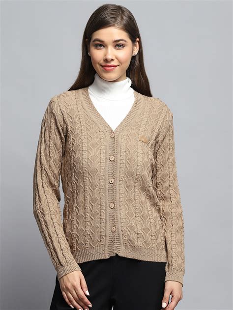 Buy Women Pure Wool Cardigans Online in India - Monte Carlo