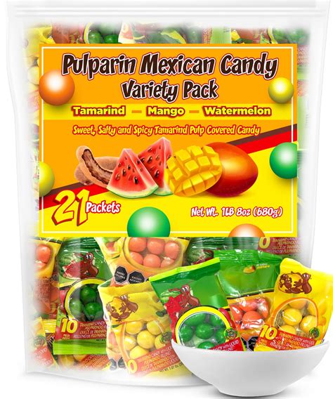 Tamarindo Dots Mexican Candy AKF18 Variety Pack, 21 Packs of Spicy ...