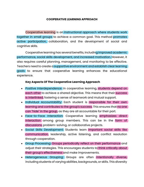 Co-operative Learning Approach 的图像结果