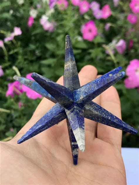 Lapis Lazuli 12 Point Merkaba – Healing Crystals India