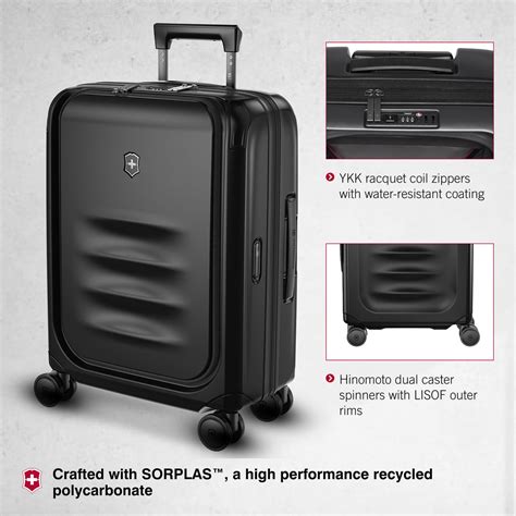 Victorinox Spectra 3.0 Hardside Expandable Global Carry-On Travel Trol