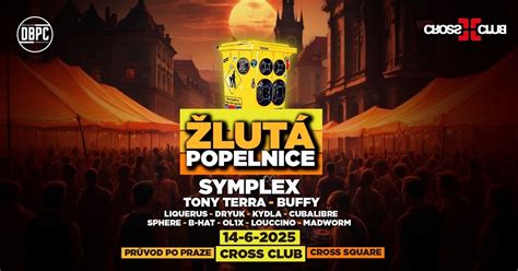 ŽLUTÁ POPELNICE V PRAZE 💛, CROSS][CLUB - officiall, Prague, 14 June ...