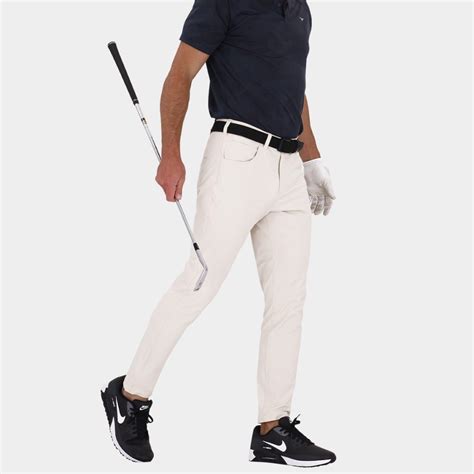 Avalon Tour Golf Pants: Ivory | Tailored, Men's Slim-Fit Golf Pants