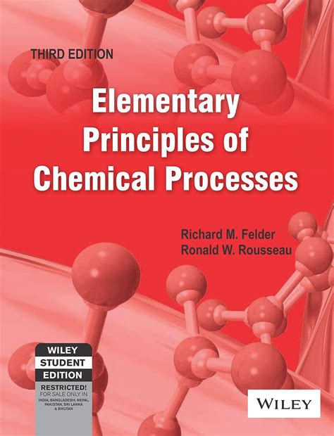 Image result for Elementary Principles of Chemical Processes