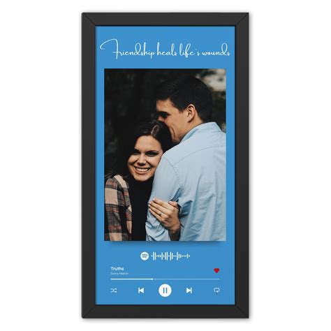 Ritwika's Personalized Desk Picture Frame With Customizable Spotify ...