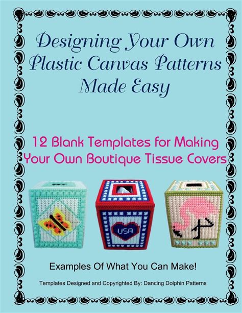 Buy Designing Your Own Plastic Canvas Patterns Made Easy: 12 Blank ...