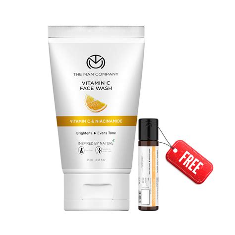 Buy Vitamin C & Niacinamide Face Wash (75 ml) Online for Men – The Man ...