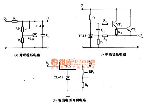 tl431电路图,tl431可调电源电路图,tl431稳压电路图_大山谷图库