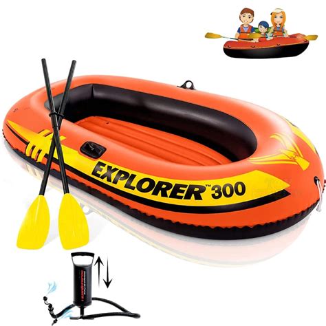 Buy Toy Imagine™ Explorer 300 3 Person Polyvinyl Portable Orange ...