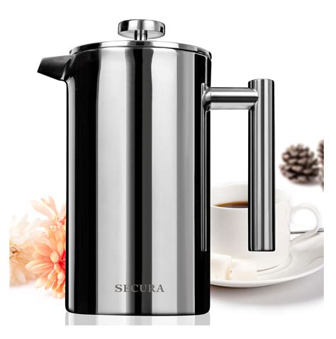 Secura stainless steel french press online
