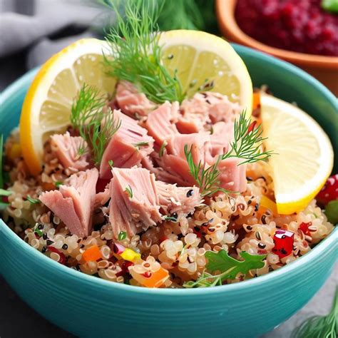 Cold Tuna and Quinoa Salad with Lemon and Dill – An Easy and Healthy ...