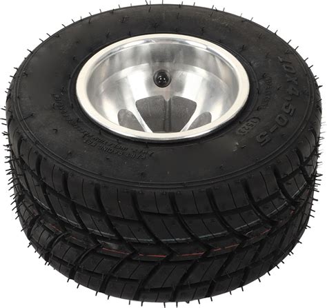 Go Kart Tire, ATV Tire 10x4.50‑5 Neumático con Cubo Antideslizante a ...