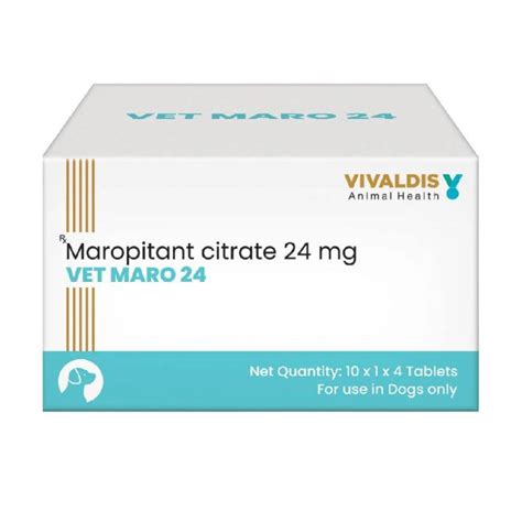 Vivaldis Vetmaro Maropitant Citrate 24mg Per Tablet