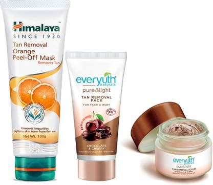 HIMALAYA Orange Peel Off Mask (100g) + Tan Removal Face Pack+ Scrub ...