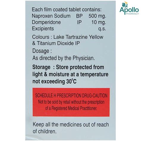 Xenadom 500 Tablet 10's Price, Uses, Side Effects, Composition - Apollo ...