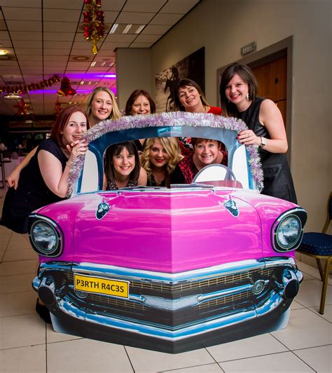 Grease car selfie station at Christmas Party Race Nights 1950s Theme ...