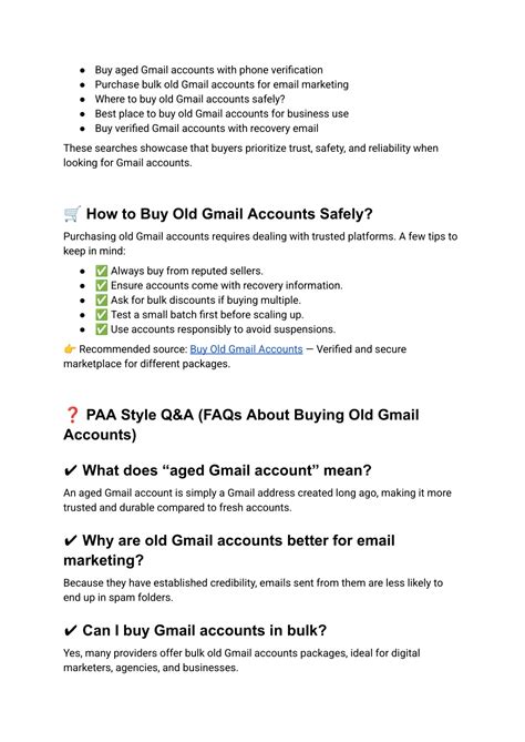PPT - Buy Old Gmail Accounts – Trusted Marketplace for Aged Gmail ...