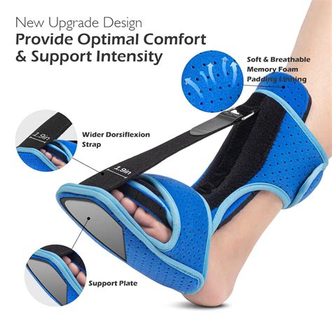Falerel Plantar Fasciitis Night Splint 2 Pack - Foot Pain Relief Brace ...
