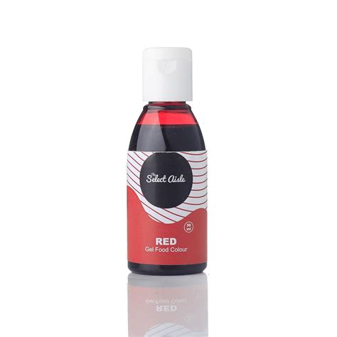 The Select Aisle Concentrated Red Gel food colour - 30 ml [Food colour ...