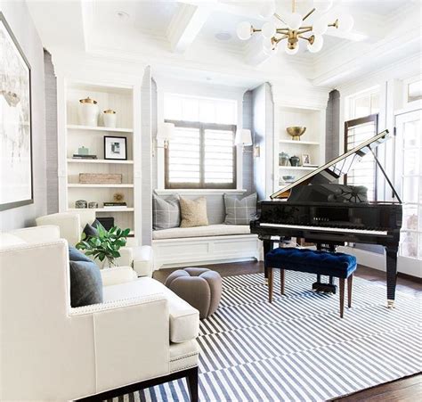 piano in a living room