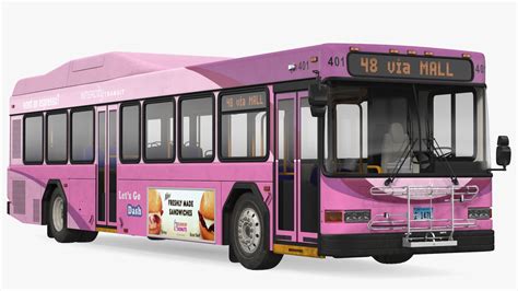 Gillig Low Floor Diesel Electric Hybrid Bus Simple Interior 3D Model ...