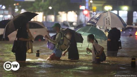 暴雨肆虐韩国，已有数人死亡 - 有吧新闻
