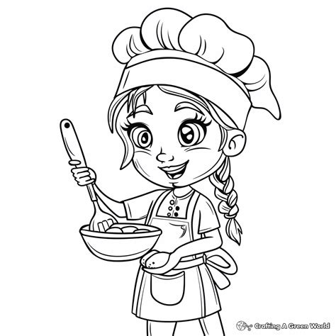 Image result for Cooking Coloring Pages