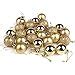 Buy fizzytech Shatterproof Christmas Balls Ornaments Pack of 24 Golden ...