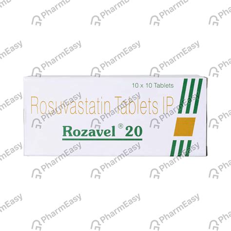 Rozavel 20 MG Tablet (10): Uses, Side Effects, Price & Dosage | PharmEasy