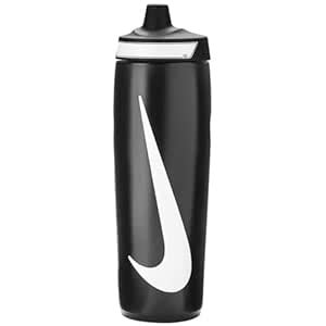 Nike Refuel Bottle 24 oz Sports Bottle BPA Free Airtight (Black/Black ...