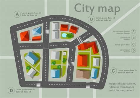 Stadsplattegrond Infographic Afbeeldingen - Gratis downloaden op Freepik