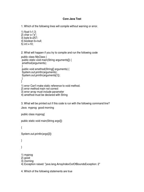 Image result for Java Programming Test