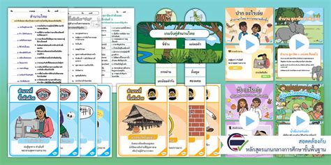 ชุดรวมสื่อการสอนสุภาษิตและสำนวนไทย