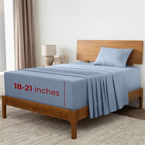 Amazon.com: Mellanni Extra Deep Pocket Twin XL Sheet Set - 3 PC Iconic ...