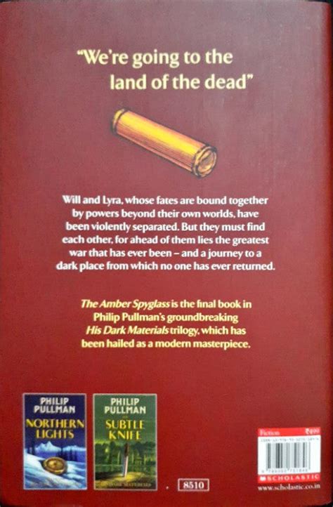 The Amber Spyglass (His Dark Materials Volume 3) – Books and You