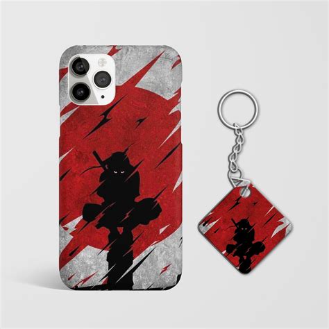 Close-up of the Sasuke Uchiha Clan Phone Cover, showcasing the ...