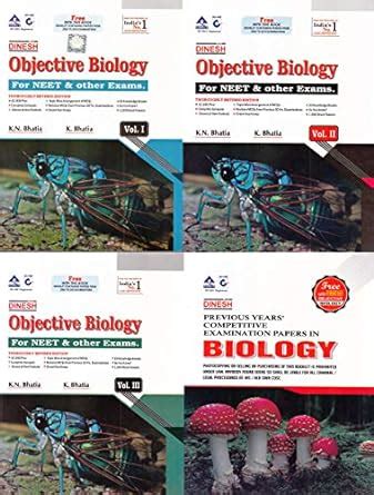 Buy Objective Biology For Neet & Other Exams. (Set of 3 Volumes) (2019 ...