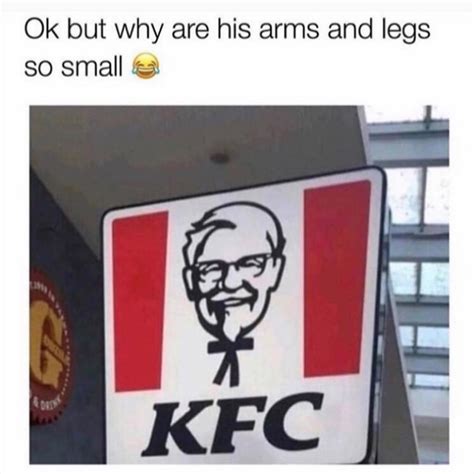 Ok but why are his arms and legs so small. - Funny