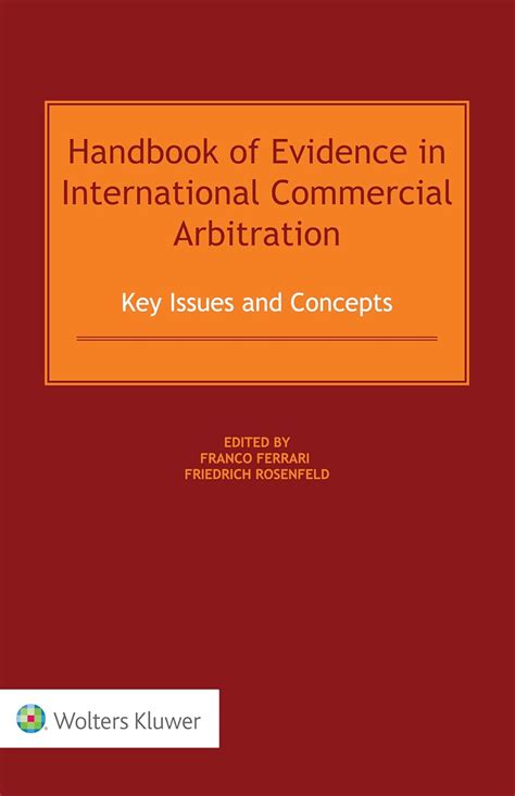 Buy Handbook of Evidence in International Commercial Arbitration: Key ...