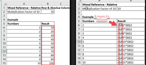 Image result for Relative Column Reference Excel