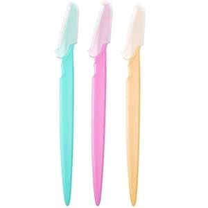 Facial Hair Removal Razors for Women, Eyebrow and Upper Lip Trimmer ...
