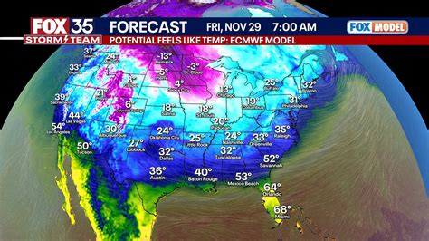 Orlando Forecast: Monday Night Nov. 25th | FOX 35 Orlando
