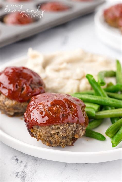 Mini Meatloaves Recipe - My Heavenly Recipes