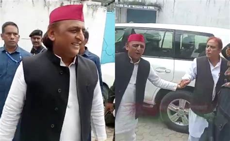 23 महीने बाद पहली मुलाकात, हाथों में हाथ, अखिलेश-आजम के बीच दिखी ऐसी ...
