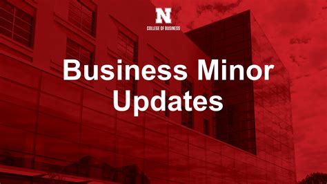 CoB Business Minor update | Announce | University of Nebraska-Lincoln